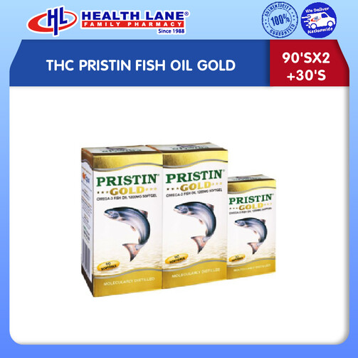 THC PRISTIN FISH OIL GOLD (90'Sx2+30'S)